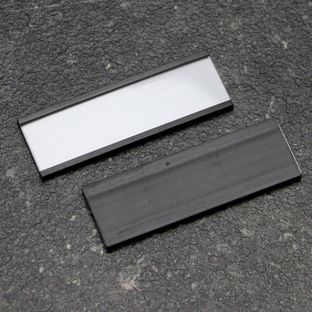 Etikettenhalter, C-Profil, magnetisch,  Abschnitte 20 mm | 60 mm | nicht selbstklebend 