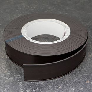 Etikettenhalter, C-Profil, magnetisch, auf Rolle 50 mm | inkl. Einlegepapier und Schutzfolie  | 10 m