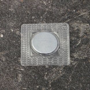 Aimants néodymes en forme de disque, pouvant être cousu, carré, 18 mm x 2 mm, N35 