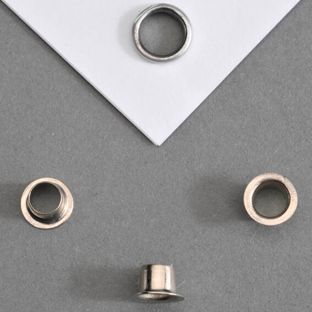 Ösen für Papier Nr. 24 - Ø 4mm - L 2,9mm  | vernickelt 