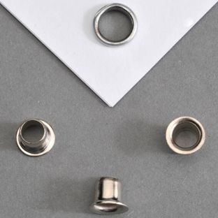 Œillets pour papier similaire au type 24, 25 - 3,8mm - 3,4mm  | nickelé 