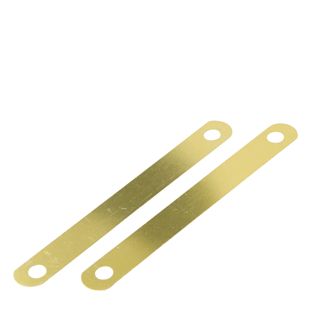 Baguettes de couverture en acier 95 x 12 mm, couleur laiton (1 000 unités) 