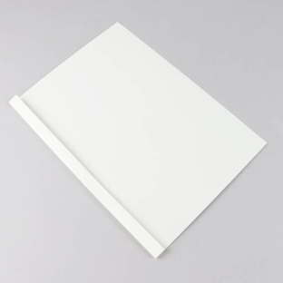 Thermobindemappe A4, Karton, bis 30 Blatt, weiß 3 mm