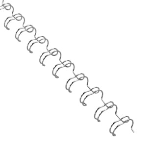 Drahtbinderücken 3:1, DIN A4, 5,5 mm (3/16") | silber