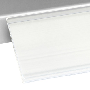 Réglettes porte-étiquettes DBR, adhésives 39 mm | 1000 mm | blanc