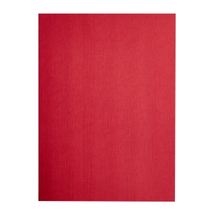 Couverture arrière, A4, carton lin rouge