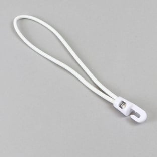 Tendeur élastique avec crochet en plastique 200 mm | blanc