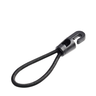 Tendeur élastique avec crochet en plastique 90 mm | noir