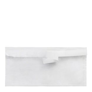Lieferscheintaschen, unbedruckt, PE-Folie, transparent 1/3 A4 | Breitseite