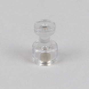 Pin magnétique, ø = 10 mm, par lot de 10 unités transparent