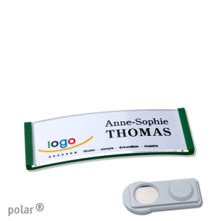 Porte-badges magnétique Polar 20, vert 