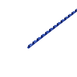 Spirales plastiques pour reliure A4, rond 6 mm | bleu