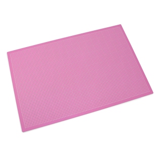 Tapis de découpe, A1, 90 x 60 cm, autocicatrisant, quadrillé rose|gris