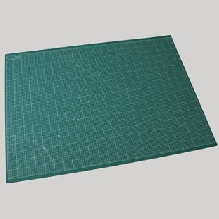 Tapis de découpe, A0, 120 x 90 cm, autocicatrisant, quadrillé vert