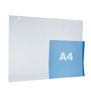 Plakattaschen, Hart-PVC A4 | Querformat