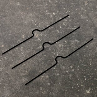 Crochets pour calendrier, longueur 150 mm, noir 