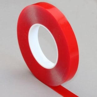 Reinacrylat-Doppelklebeband, hochtransparent, 0,5 mm dick, stark haftend, OL50 12 mm