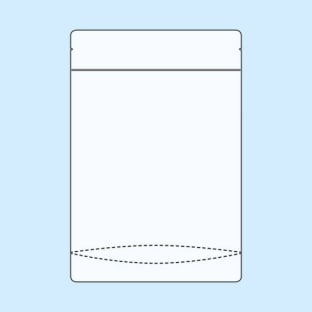 Sachets stand-up transparents 210 x 310 mm
