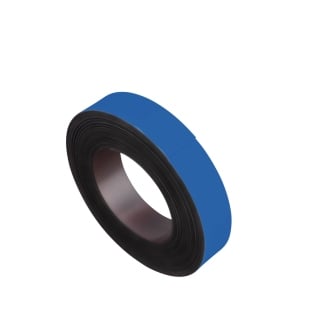 20 mm, bleu Ruban magnétique coloré