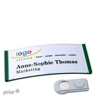 Porte-badges magnétique Polar 35, vert 