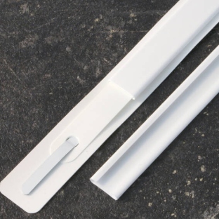 Baguettes de couverture pour relieurs à lamelles 297 mm, blanc 
