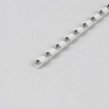 Plastikbinderücken A4, rund, 6 mm | grau