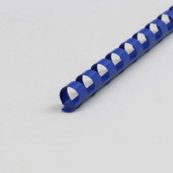 Plastikbinderücken A4, 10 mm, rund, blau 10 mm | blau