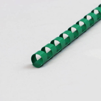 Plastikbinderücken A4, rund, 10 mm | grün