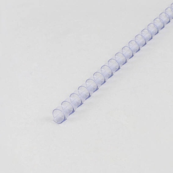 Plastikbinderücken A4, rund, 12 mm | transparent