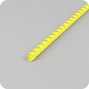 Plastikbinderücken A4, rund, 12 mm | gelb