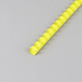 Plastikbinderücken A4, rund, 14 mm | gelb