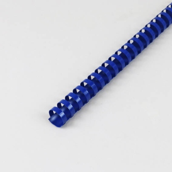 Plastikbinderücken A4, oval, 22 mm | blau