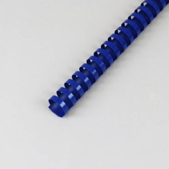 Plastikbinderücken A4, oval, 25 mm | blau