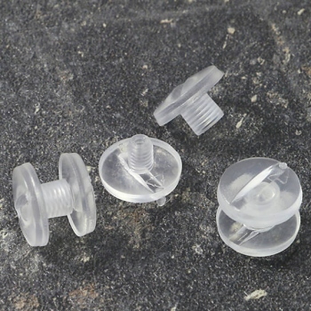 Vis reliures en plastique, 5 mm | transparent