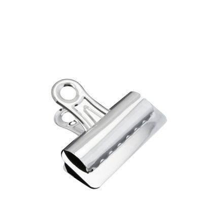 Briefklemmer mit Federclip, Metall 75 x 70 mm