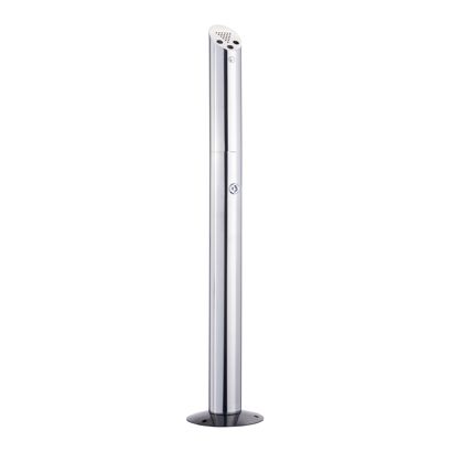 Cendrier sur pied SYDNEY, acier inoxydable, argent 