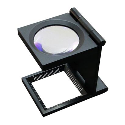 Compte-fils en métal, grossissement x6, sans distorsion 