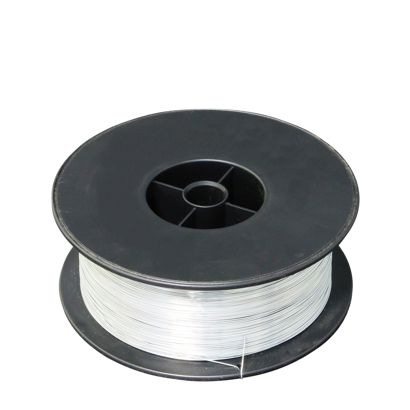 Heftdraht aus Eisen Spule mit ca. 2 kg | silber | No. 22 - ⌀ 0,75 mm