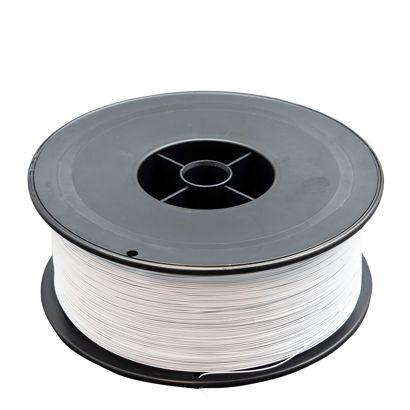 Heftdraht aus Eisen Spule mit ca. 2 kg | weiß | No. 25 - ⌀ 0,55 mm