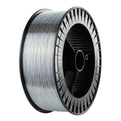 Heftdraht aus Eisen Spule mit ca. 15 kg | silber | No. 26 - ⌀ 0,50 mm