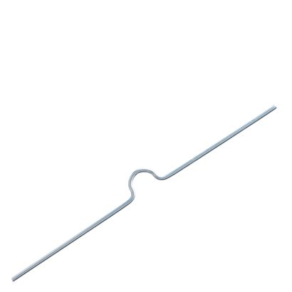 Vorgebogener Kalenderaufhänger silber | 150 mm