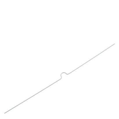 Vorgebogener Kalenderaufhänger weiß | 250 mm