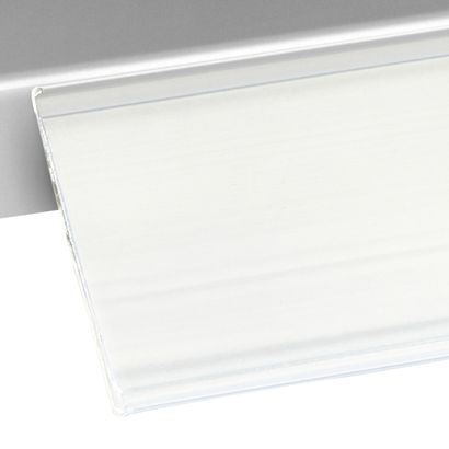 Scannerschiene DBR, selbstklebend 39 mm | 1000 mm | weiß  | zum Kleben (Standardklebeband) 