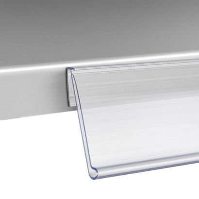 Scannerschiene NO, selbstklebend, 15° Lesewinkel 39 mm | 1000 mm | transparent 