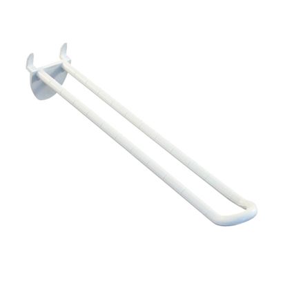 Broches pour rayonnage à 3 crochets perforants, broche double, blanc 200 mm