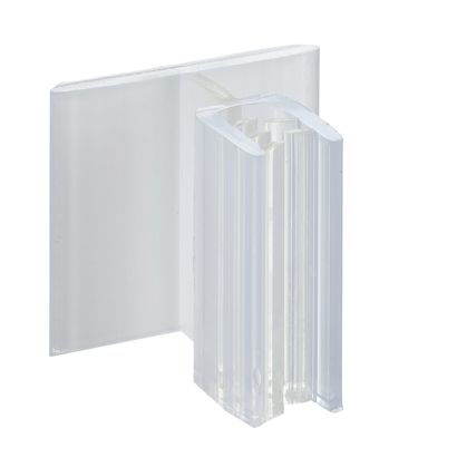 Supergreifer, selbstklebend 25 x 25 mm  | im 90° Winkel mit flexiblem Steg 