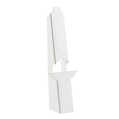 Chevalets carton double pied, blancs A6