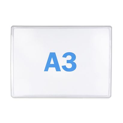 Plakatrahmen, Kunststoff transparent | A3