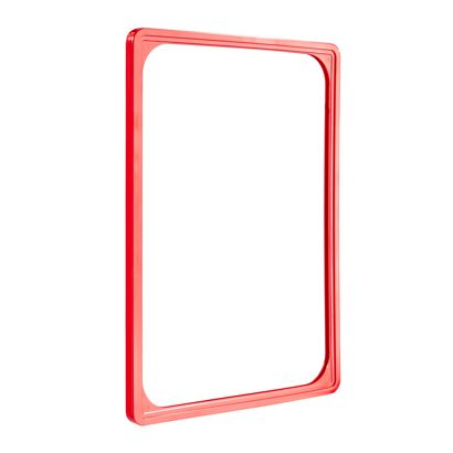Plakatrahmen, Kunststoff rot | A4