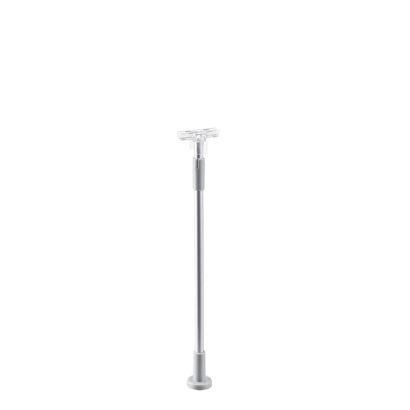 Teleskopstangen für Plakatrahmen höhenverstellbar 350 - 550 mm | silber